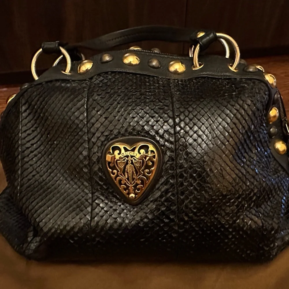 GUCCI Limited Edition Exotic Python Purse - Picture 7 of 12